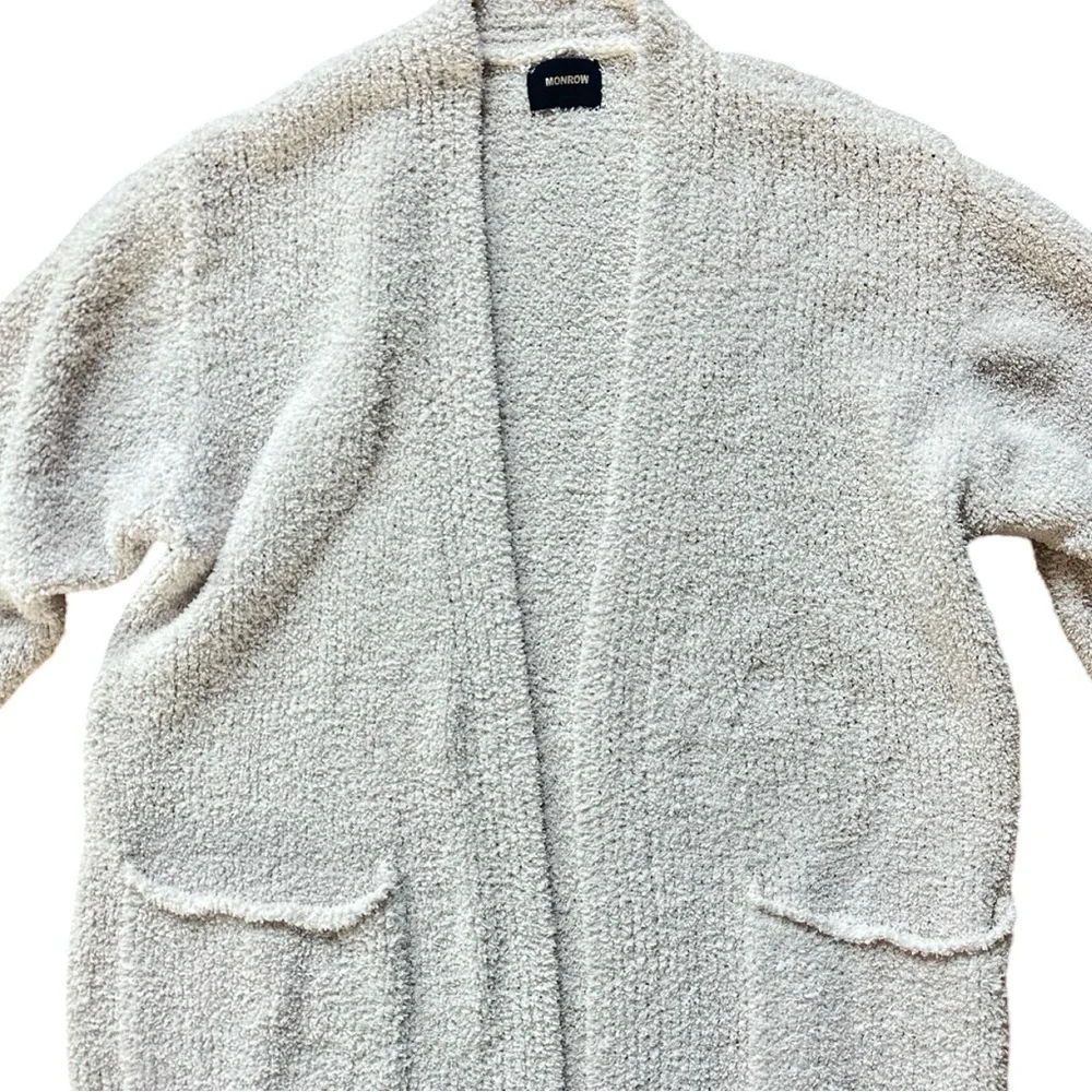 Monrow Plush Sweater Robe - Picture 4 of 9